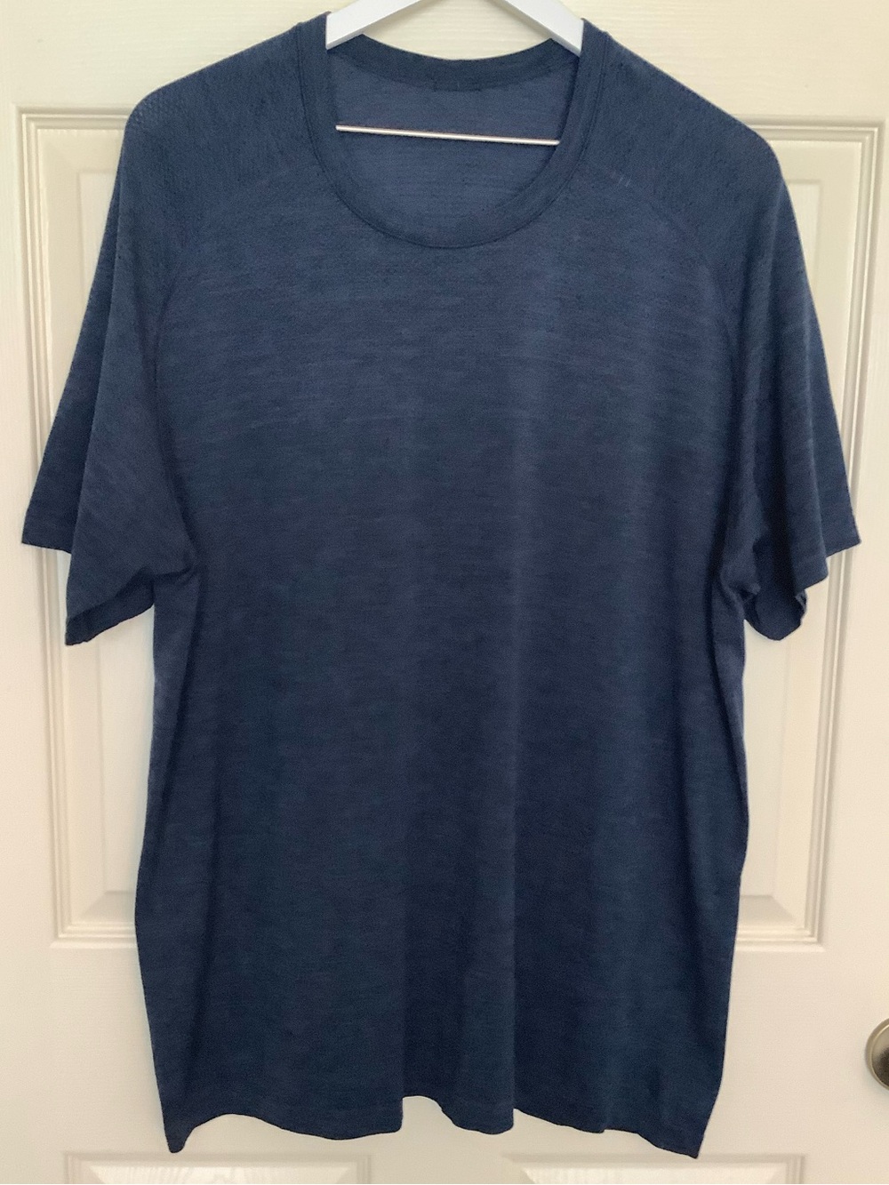 Lululemon Metal Vent Tech SS 2.0 Blue Silverescent Size XXL